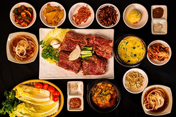 吃到饱火锅,韩式烤肉聚会,桌边烤肉,团体用餐